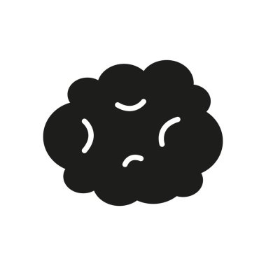 Pamuk duvar simgesi, yumuşak ve rahat titreşimler sergiliyor. Zarif ve modern bir tasarım. Minimalist dekorasyon veya yaratıcı iç mekan kavramları için mükemmel.