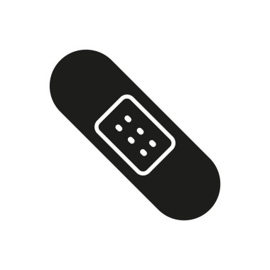 Basit bir beceri ile tasarlanmış alçı simgesi, ilk yardım veya sağlık uygulamalarıyla ilgili projeler için rahatlatıcı bir görünüm sunuyor.