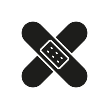 Basit bir beceri ile tasarlanmış alçı simgesi, ilk yardım veya sağlık uygulamalarıyla ilgili projeler için rahatlatıcı bir görünüm sunuyor.