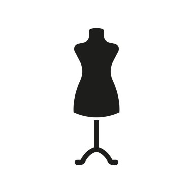 Manken terzisi ve moda ikonu zarafet ve zanaatkarlığı temsil eder, dikiş, terzilik, kıyafet tasarımı ve moda markalaşması için mükemmeldir..