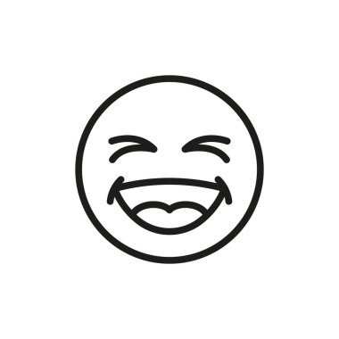 Gülen emoji Nisan Şakası ikonu eğlence ve mizahı temsil eder, şaka temalı tasarımlar, şaka görselleri ve şenlikli kutlamalar için mükemmeldir..