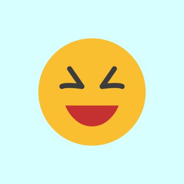 Gülen emoji Nisan Şakası ikonu eğlence ve mizahı temsil eder, şaka temalı tasarımlar, şaka görselleri ve şenlikli kutlamalar için mükemmeldir..