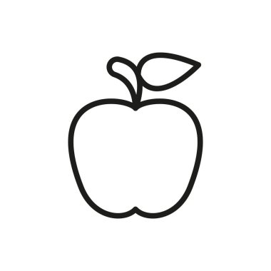 Apple meyveli Dünya Sağlık Günü ikonu beslenme ve refahı simgeler, sağlık temalı tasarımlar, diyet farkındalığı ve sağlıklı yaşam tarzı promosyonları için mükemmeldir.