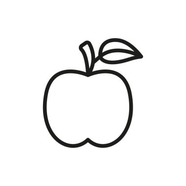 Apple meyveli Dünya Sağlık Günü ikonu beslenme ve refahı simgeler, sağlık temalı tasarımlar, diyet farkındalığı ve sağlıklı yaşam tarzı promosyonları için mükemmeldir.