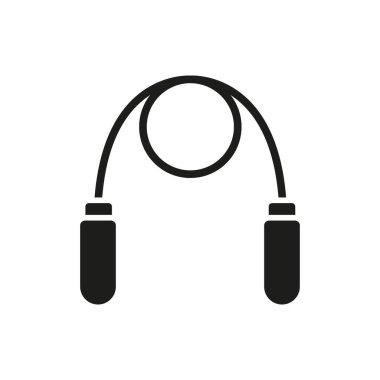 İp atlama ikonu fiziksel uygunluğu ve aktif yaşam tarzını temsil ediyor. Dünya Sağlık Günü terfileri, sağlık kampanyaları, spor markaları ve spor odaklı görseller için mükemmel..