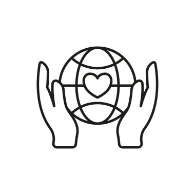 Küresel aşkı, desteği, birliği, hayırseverliği ve insanlığı simgeleyen bir simge..