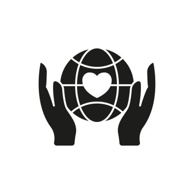 Küresel aşkı, desteği, birliği, hayırseverliği ve insanlığı simgeleyen bir simge..