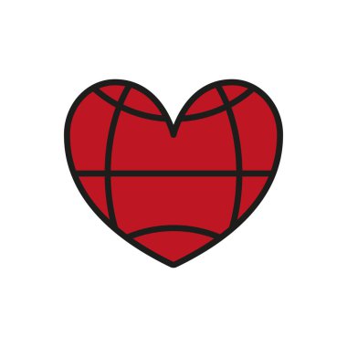 Küresel aşkı, desteği, birliği, hayırseverliği ve insanlığı simgeleyen bir simge..