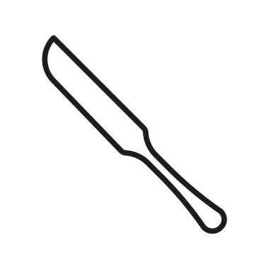 Bıçak simgesi, her yemek hazırlama konseptinde kesme araçlarını, sofra takımını temel ihtiyaçlarını ve mutfak hassasiyetini temsil eder.