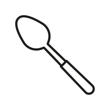 Kaşık simgesi yemek sadeliğini, temel sofra takımını ve yemek ve mutfak hazırlama konseptinde günlük kullanımını sembolize eder.