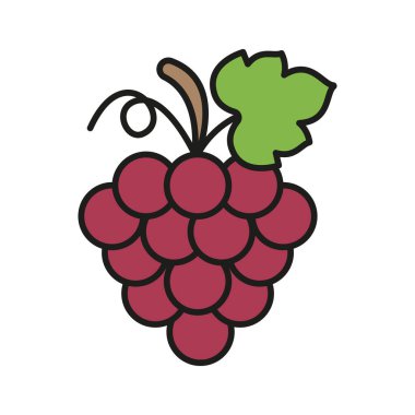 Düz greyfurt simgesi, taze ve sulu, sağlık, gıda, diyet veya narenciye temalı modern tasarım için ideal