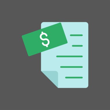 Finansal kayıtları ve çevrimiçi işlemleri sembolize eden bir dijital banka hesap simgesi.