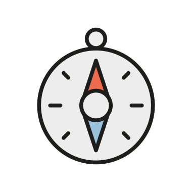 Geometri, matematik, mimari veya eğitim ve tasarım araçlarını sembolize eden çok yönlü bir pusula simgesi.