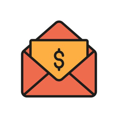 İletileri, e- postayı, iletişimi veya e- postayı temsil eden zarf simgesi uygulamalar, web siteleri ve ofis içeriği için mükemmel.