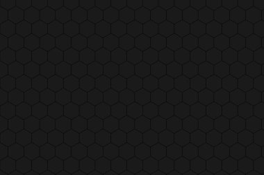 Siyah altıgenin soyut arkaplanı