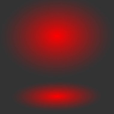 Siyah ve kırmızı gradyan duvar ve boş stüdyo odası arka planı