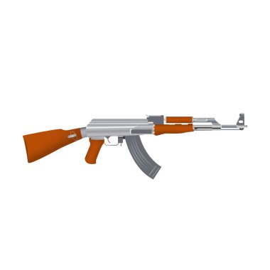 Ak 47 silah vektörü