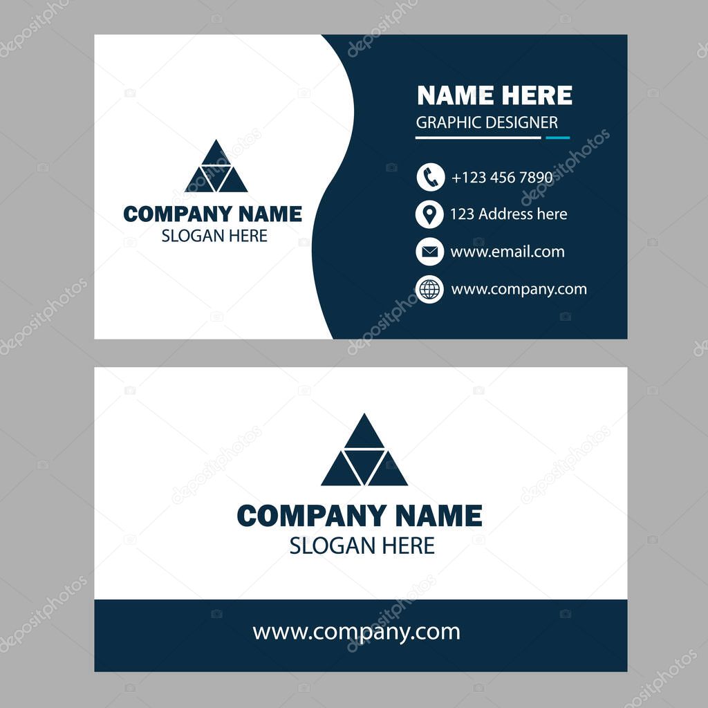 Modern business card template