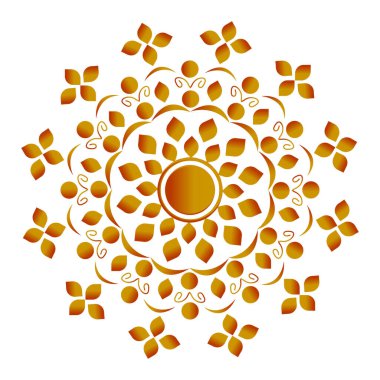 Güneşten gelen mandala süsü