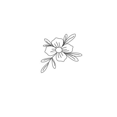 güzel çiçekler dekoratif simgesi