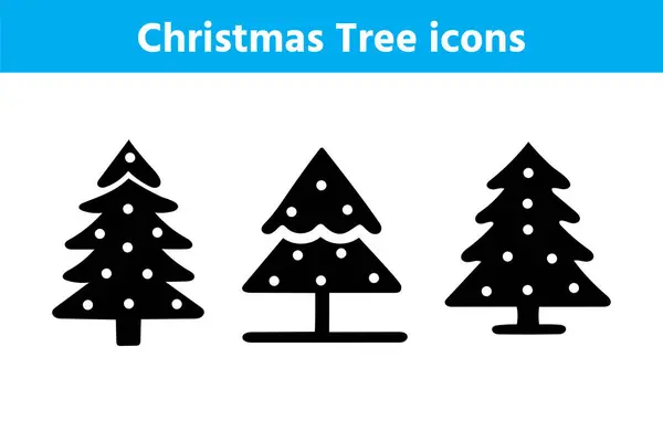 Düzenlenebilir dış hat vektörlü Noel Ağacı simgesi