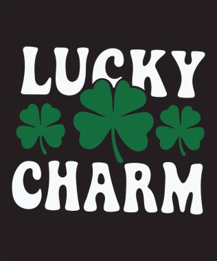 Lucky Charm T-shirt Design clipart