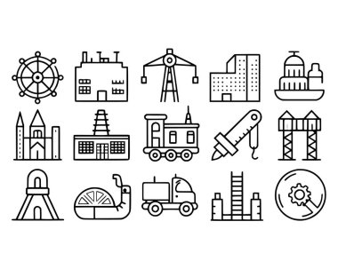 Düzenlenebilir ana hatlı Yapılandırmayla İlgili Simgeler