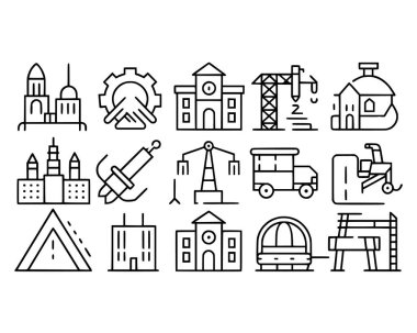 Düzenlenebilir ana hatlı Yapılandırmayla İlgili Simgeler