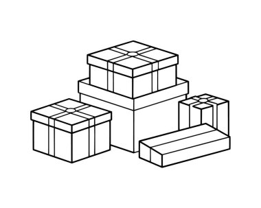 Düzenlenebilir ana hatlı teslimat kutusu