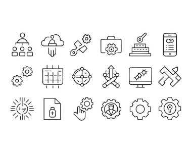 Düzenlenebilir hatlara sahip aygıt simgeleri ayarlandı