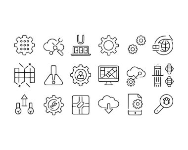 Düzenlenebilir hatlara sahip aygıt simgeleri ayarlandı