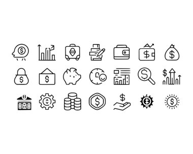 Finans simgeleri para ödemelerini belirler