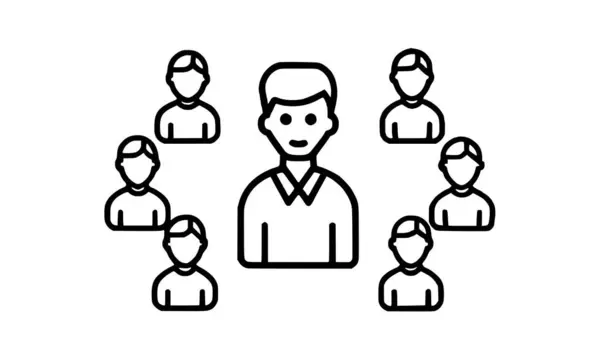 Düzenlenebilir vektör koleksiyonları ile Man Simgeleri ayarlandı