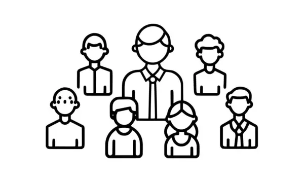 Düzenlenebilir vektör koleksiyonları ile Man Simgeleri ayarlandı