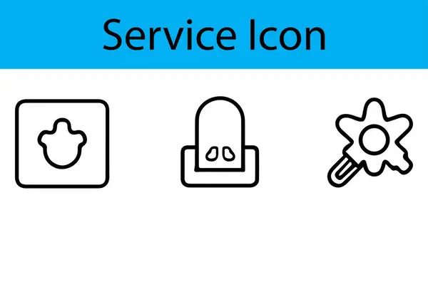 Düzenlenebilir hatlara sahip bulut simgesi kümesi
