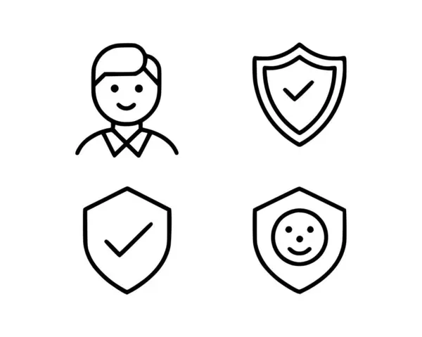 Güven içeren simge seti