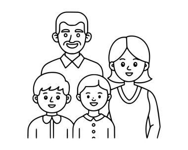 Düzenlenebilir ana hatları olan aile üyelerinin türleri