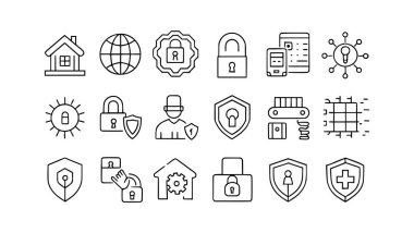 Eğitim, koçluk, akıl hocalığı, eğitim, toplantı, konferans, takım çalışması, simgeler ayarlandı.