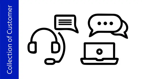 Çeşitli Müşteri Hizmeti Temsilcisi Simge Çok Kültürlü Destek Vektörü