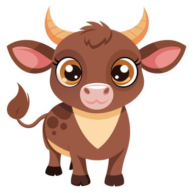 Büyüleyici çizgi film boğaları, büyük gözleri, yumuşak kürkleri ve nazik gülüşleri var.