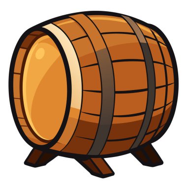 Meşe 'de Yaşlanan Alkollü İçecekler İçin Klasik Tahta Bira Fıçısı