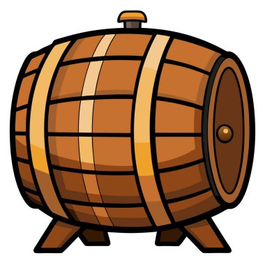 Meşe 'de Yaşlanan Alkollü İçecekler İçin Klasik Tahta Bira Fıçısı