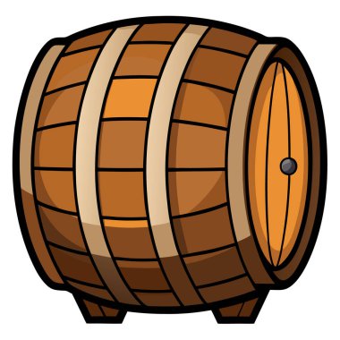 Meşe 'de Yaşlanan Alkollü İçecekler İçin Klasik Tahta Bira Fıçısı