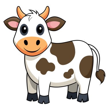 Büyük gözleri, kıvrımlı boynuzları ve dost canlısı özellikleri olan bir çizgi film ineği.