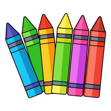 Oyuncak ve tapılası renkli boya kalemleri çocuklar için mükemmel.