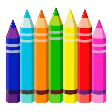 Oyuncak ve tapılası renkli boya kalemleri çocuklar için mükemmel.