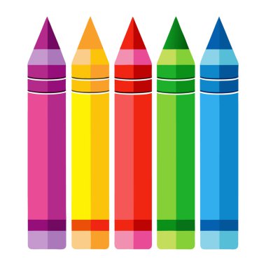 Oyuncak ve tapılası renkli boya kalemleri çocuklar için mükemmel.