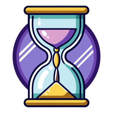 Zamanın geçişini temsil eden yaratıcı kum saati tasarımı