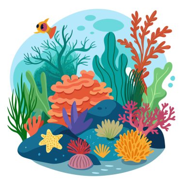 Mavi kuyruklu, sarı yüzgeçli, sevimli deniz yaratığı çizimi ve çocuklar için mükemmel, okyanus temalı tasarımlar, su klip koleksiyonları, fidanlık sanatı ve oyun varlıkları.