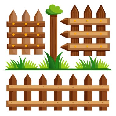 Doğal ahşap çit koleksiyonu